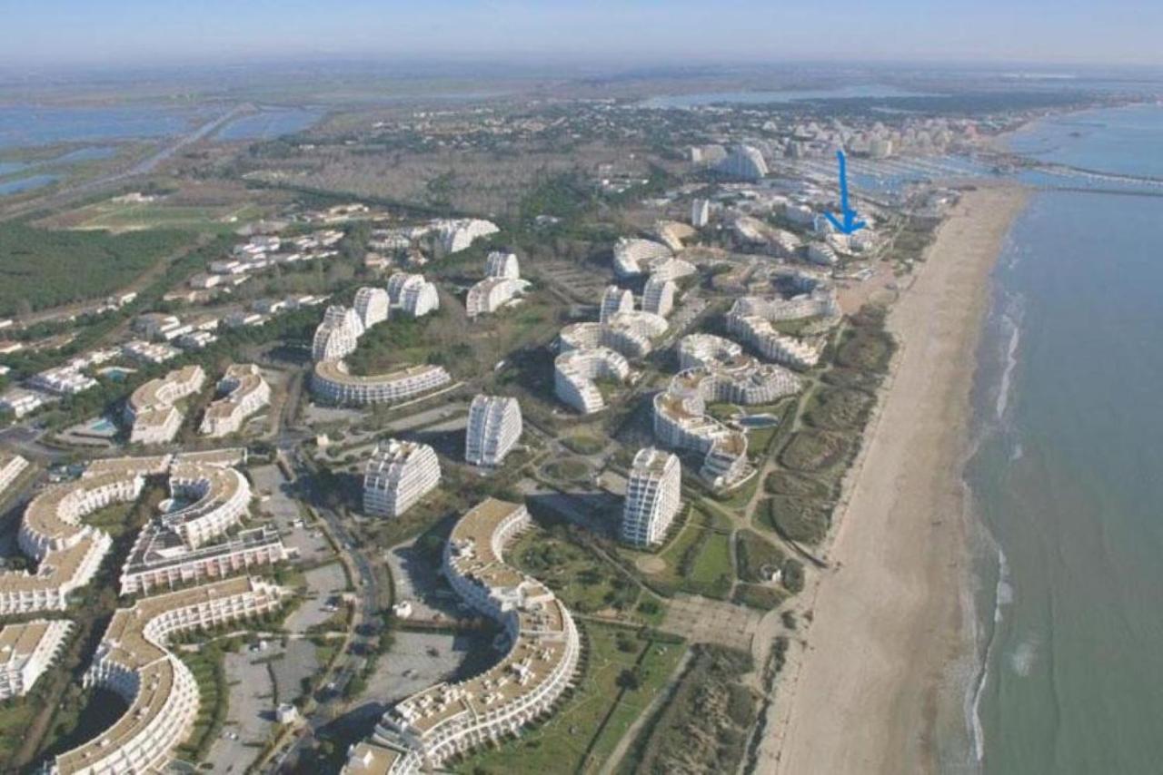 Ancre Bleue***, 1Ere Ligne Plage, Piscine, Clim. ラ・グランド・モット エクステリア 写真